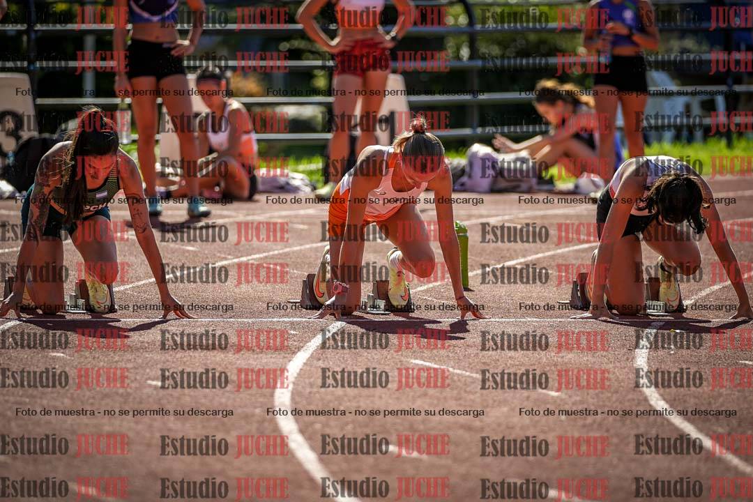 Fotos de los 100 m llanos de mujeres