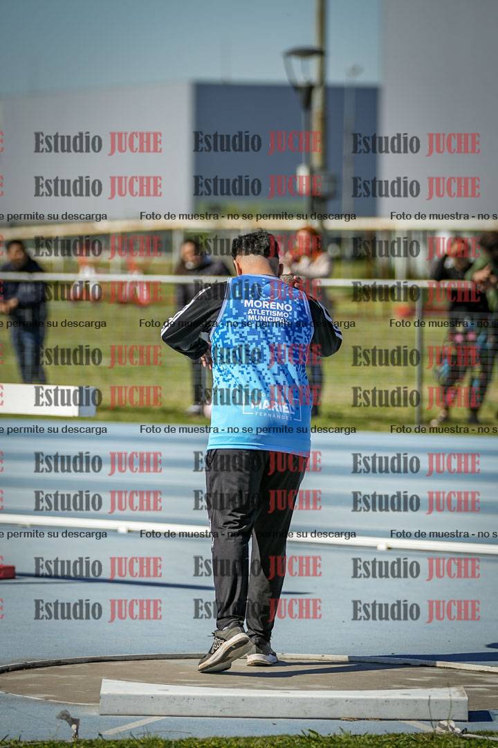Fotos del lanzamiento de bala de varones