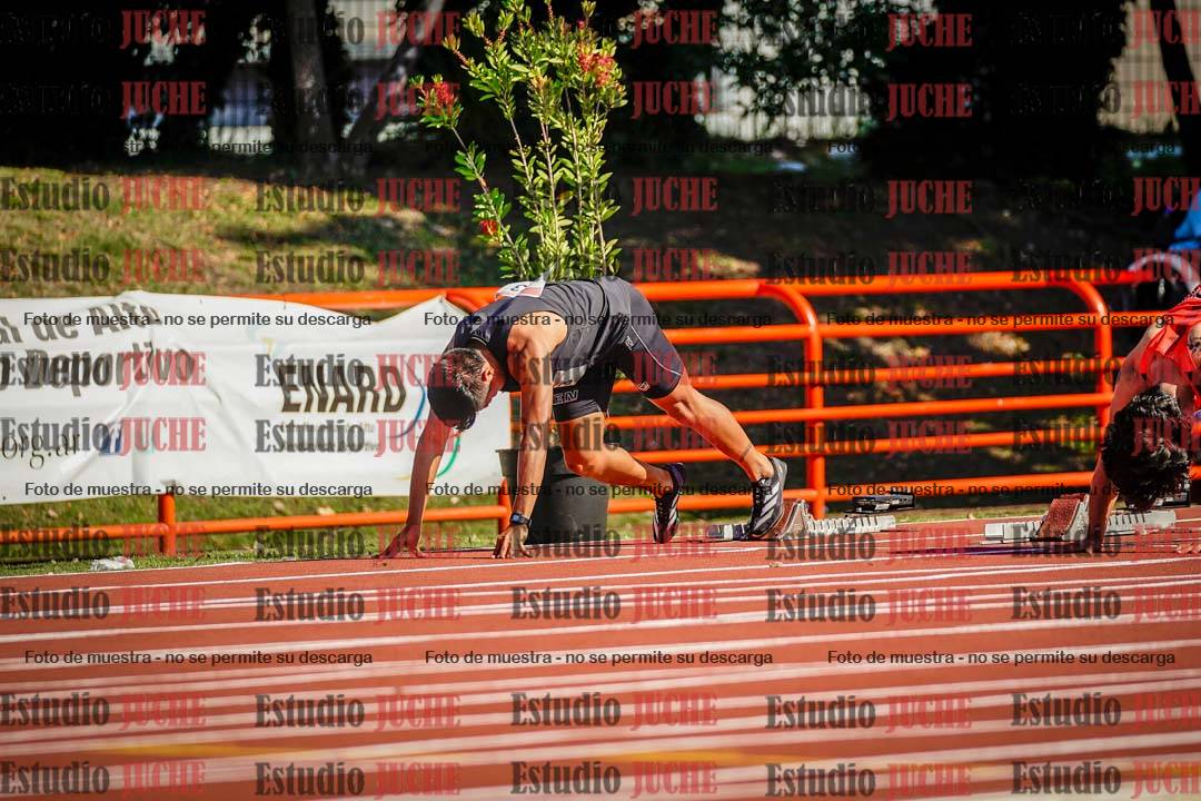 Fotos de los 100 m de varones
