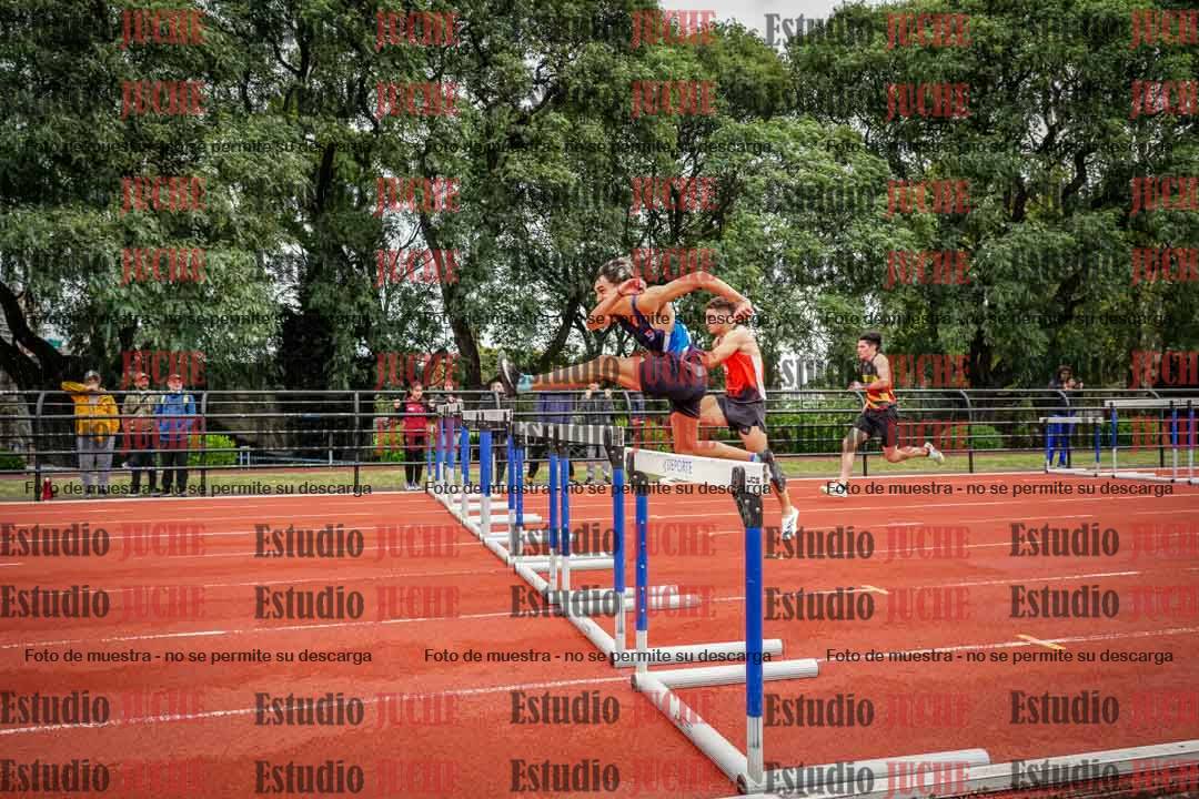 Fotos de los 110 m con vallas de varones