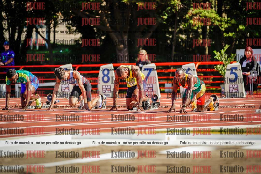 Fotos de los 100 m de varones