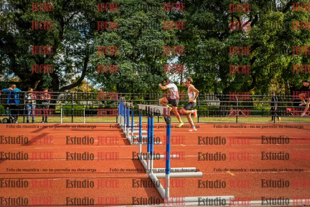 Fotos de los 110 m con vallas de varones