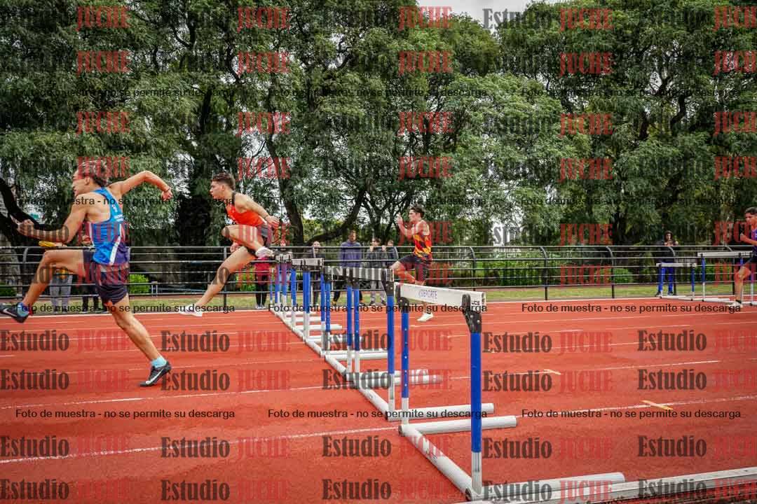 Fotos de los 110 m con vallas de varones