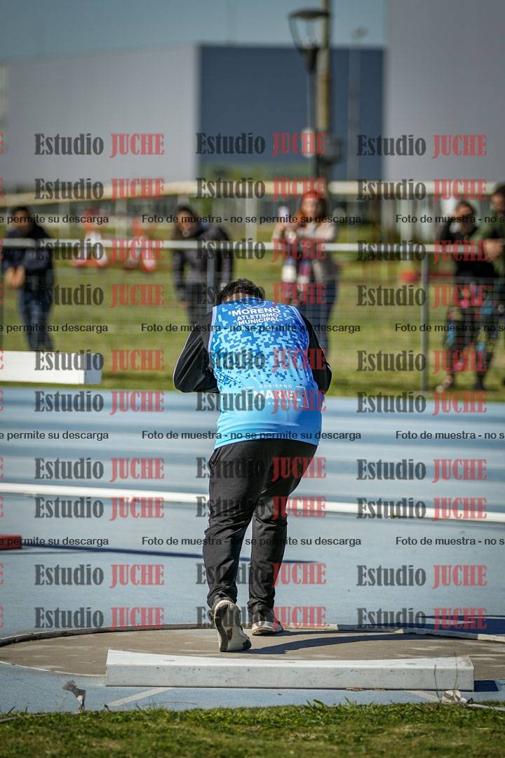 Fotos del lanzamiento de bala de varones
