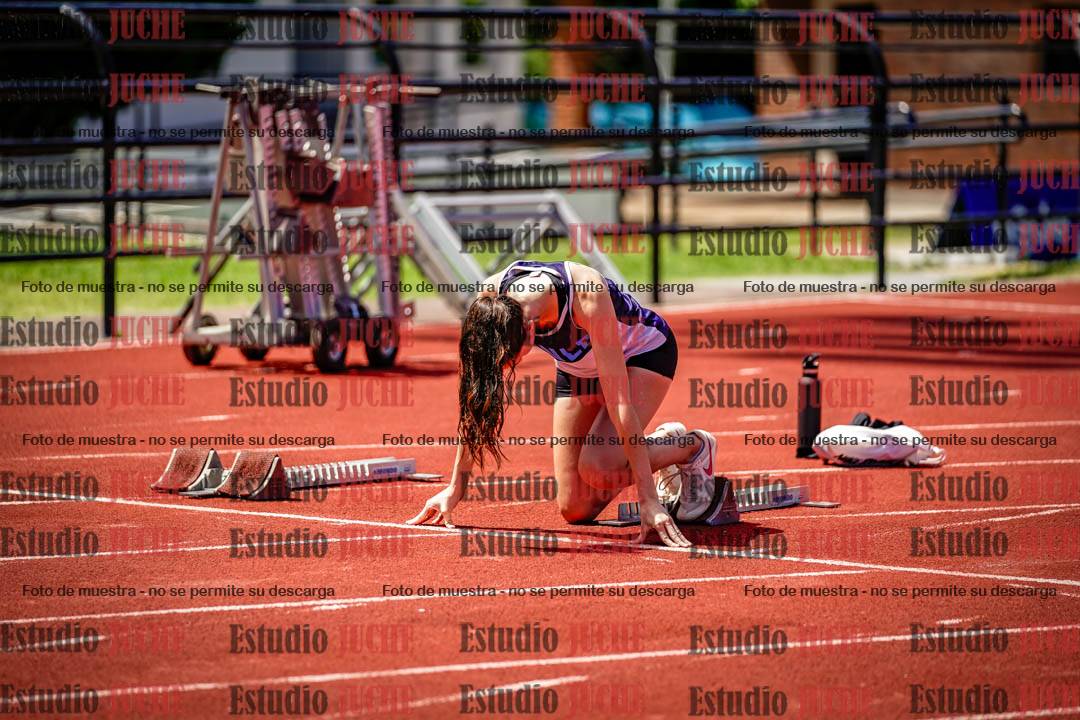 Fotos de los 100 m con vallas de mujeres