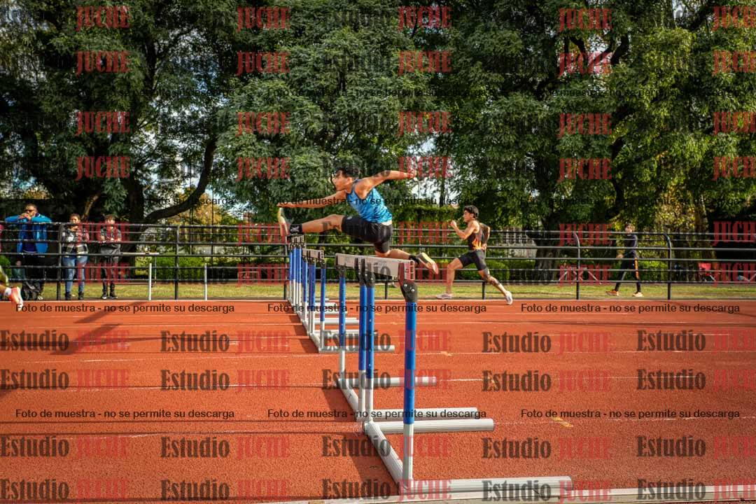 Fotos de los 110 m con vallas de varones
