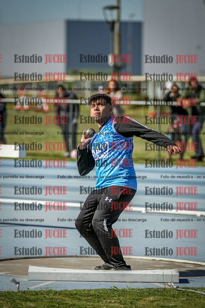 Fotos del lanzamiento de bala de varones