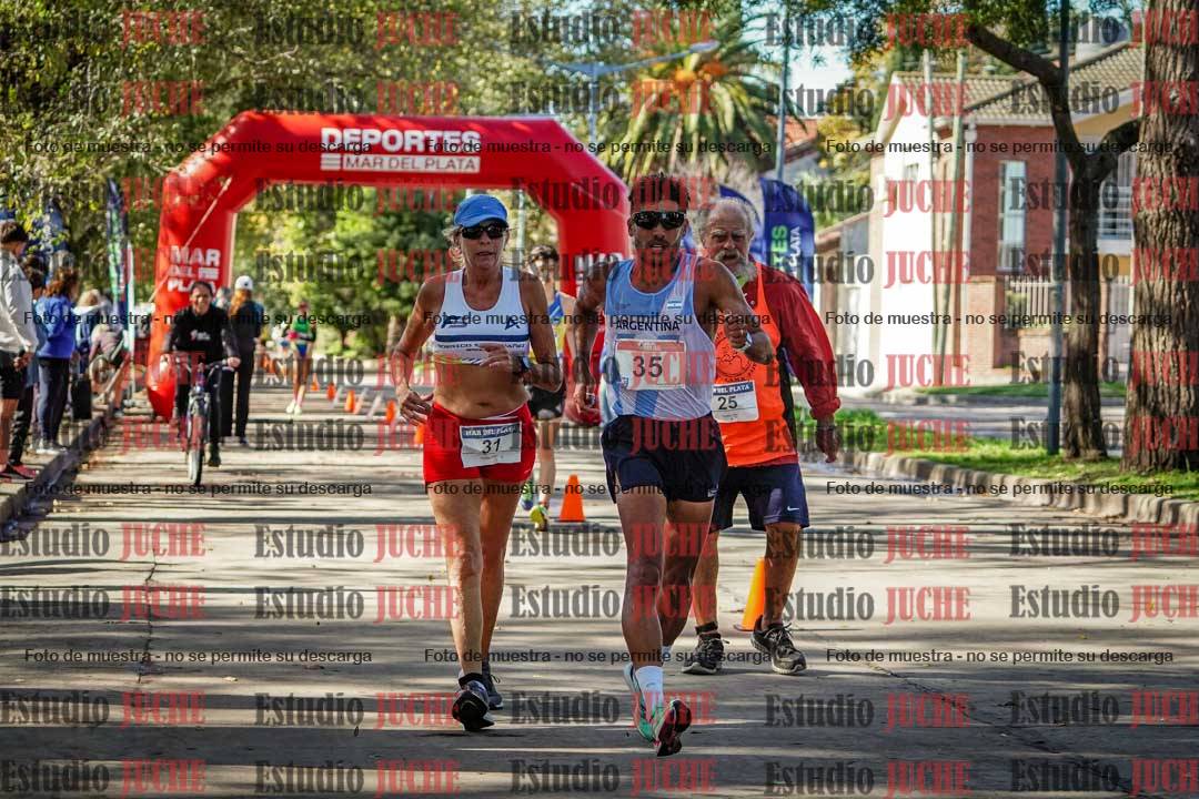 Fotos de los 20.000 m de marcha atlética de mujeres y varones
