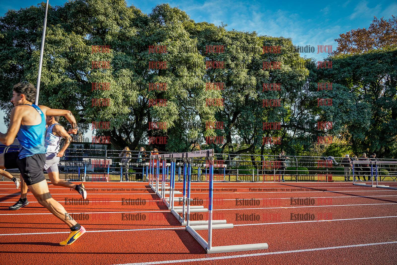 Fotos de los 110 m con vallas de varones - decatlón 6