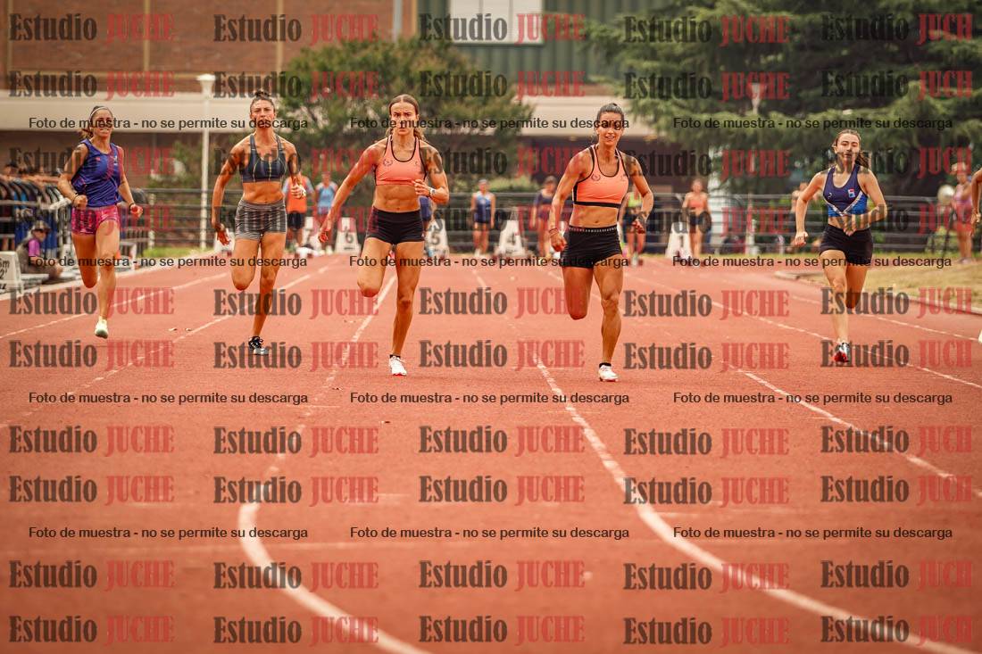 Fotos de los 100 m llanos de mujeres