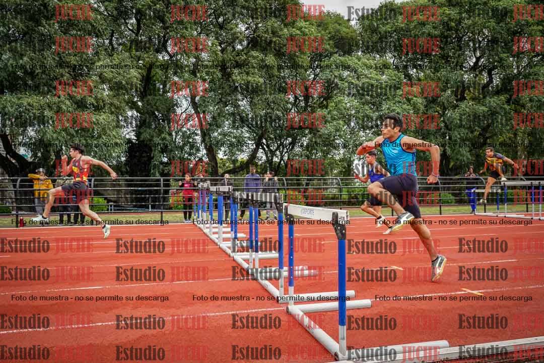 Fotos de los 110 m con vallas de varones