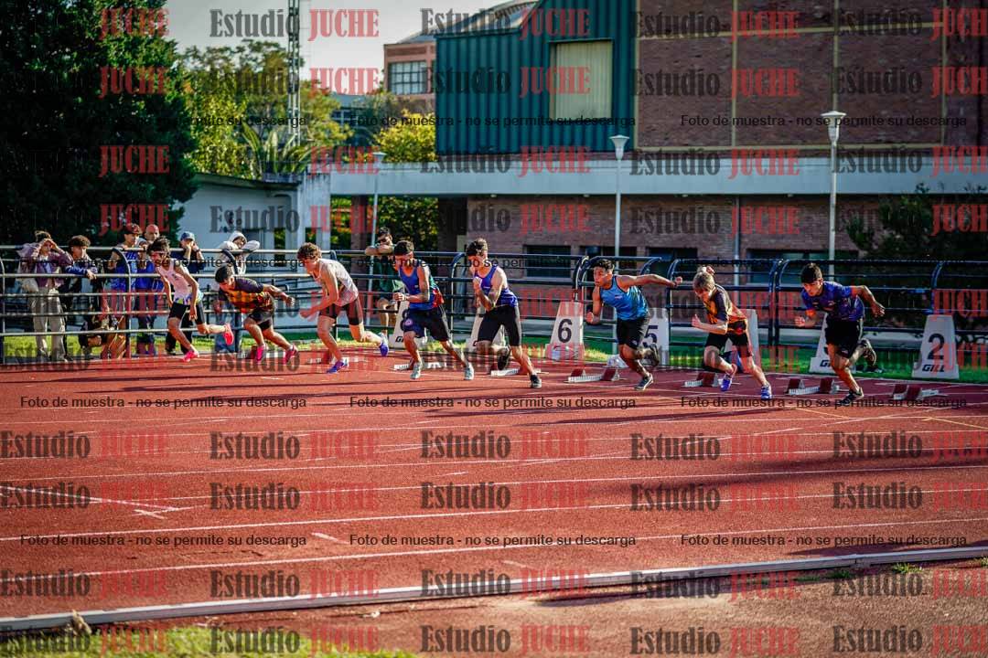 Fotos de los 110 m con vallas de varones