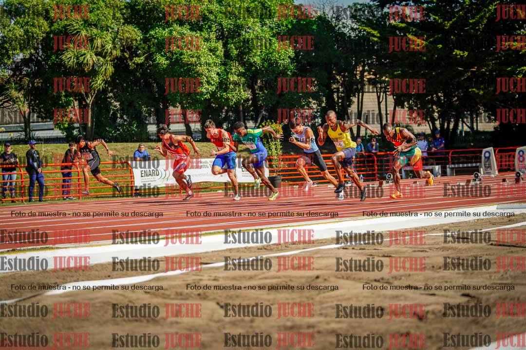 Fotos de los 100 m de varones