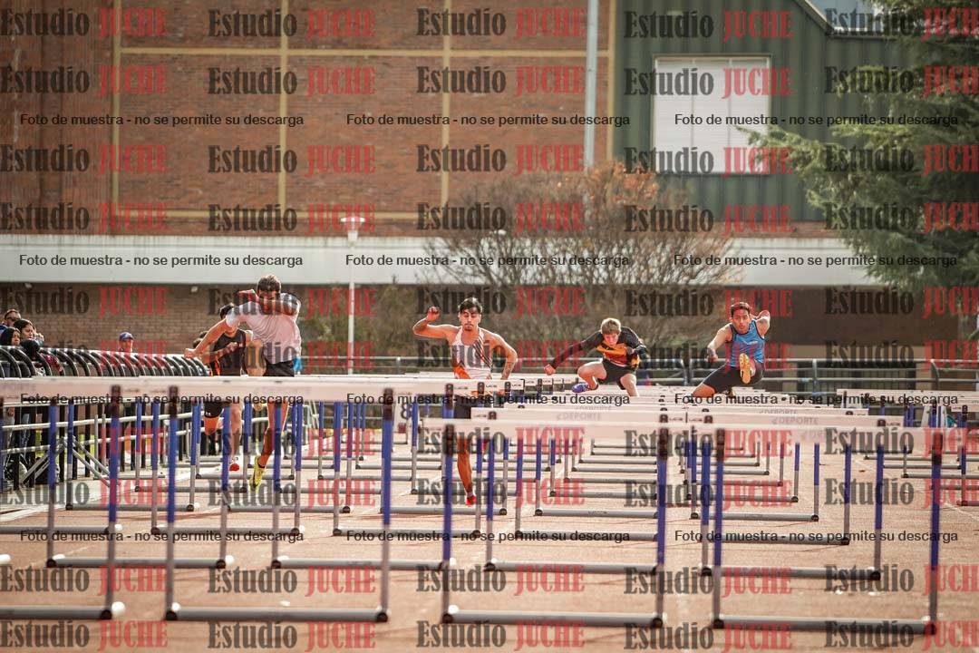 Fotos de los 110 m con vallas de varones