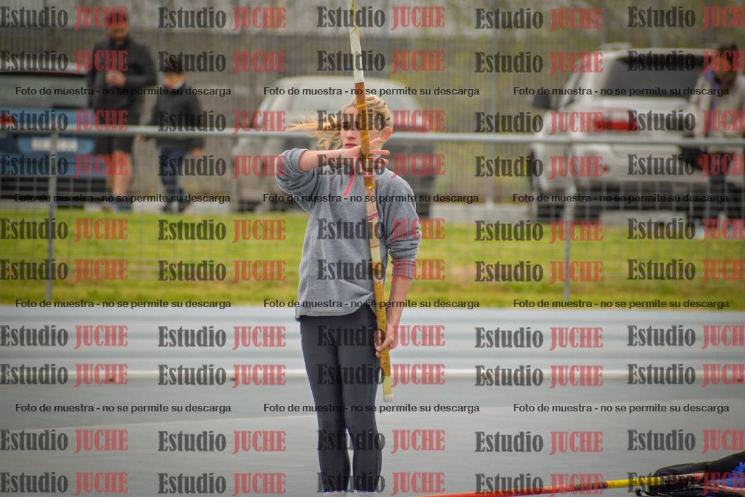 Fotos del salto con garrocha de mujeres y varones
