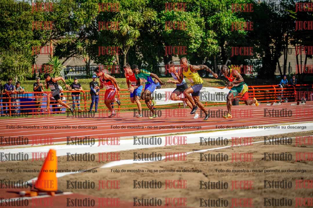 Fotos de los 100 m de varones
