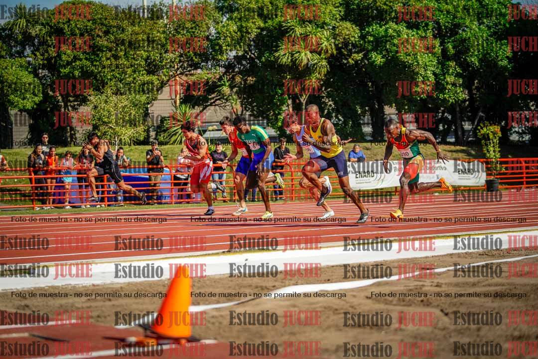 Fotos de los 100 m de varones