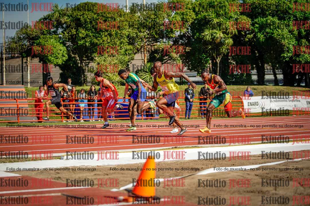 Fotos de los 100 m de varones