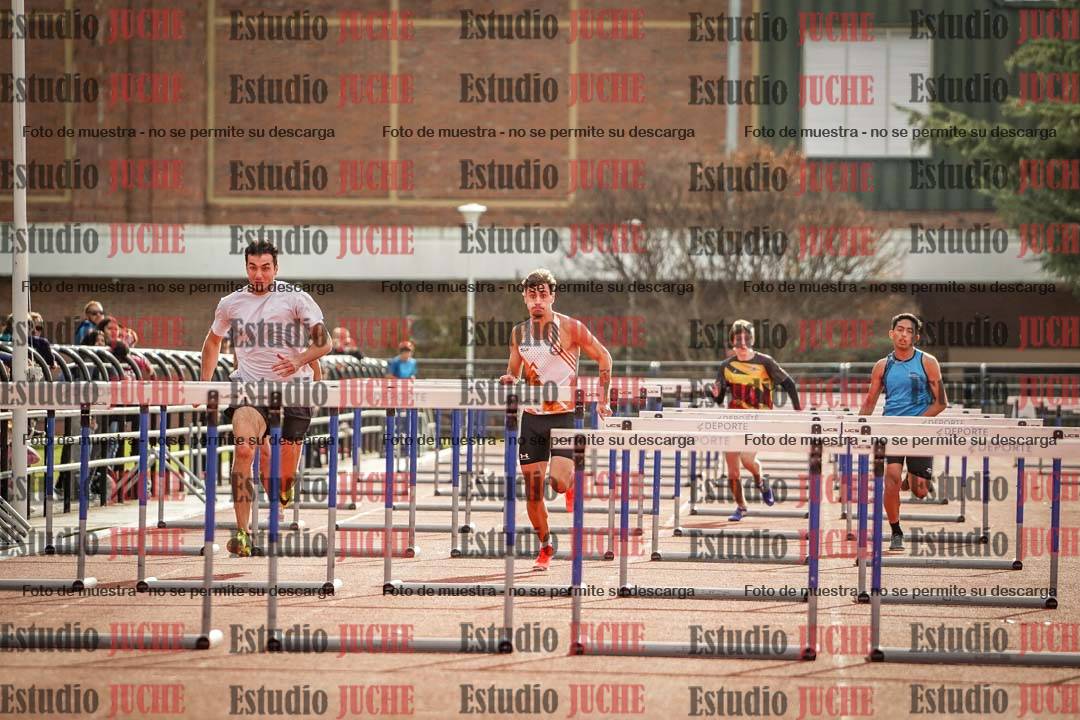 Fotos de los 110 m con vallas de varones