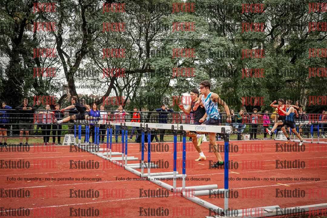 Fotos de los 110 m con vallas de varones