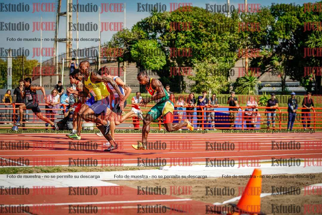Fotos de los 100 m de varones
