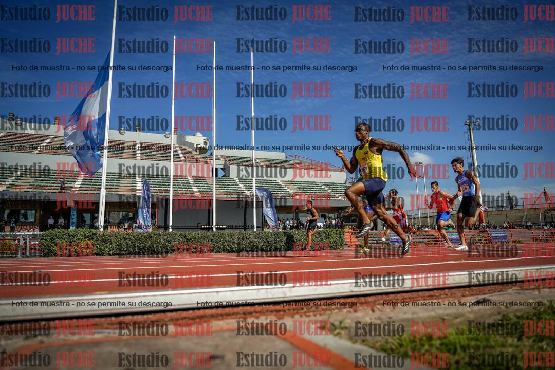 Fotos de los 100 m de varones
