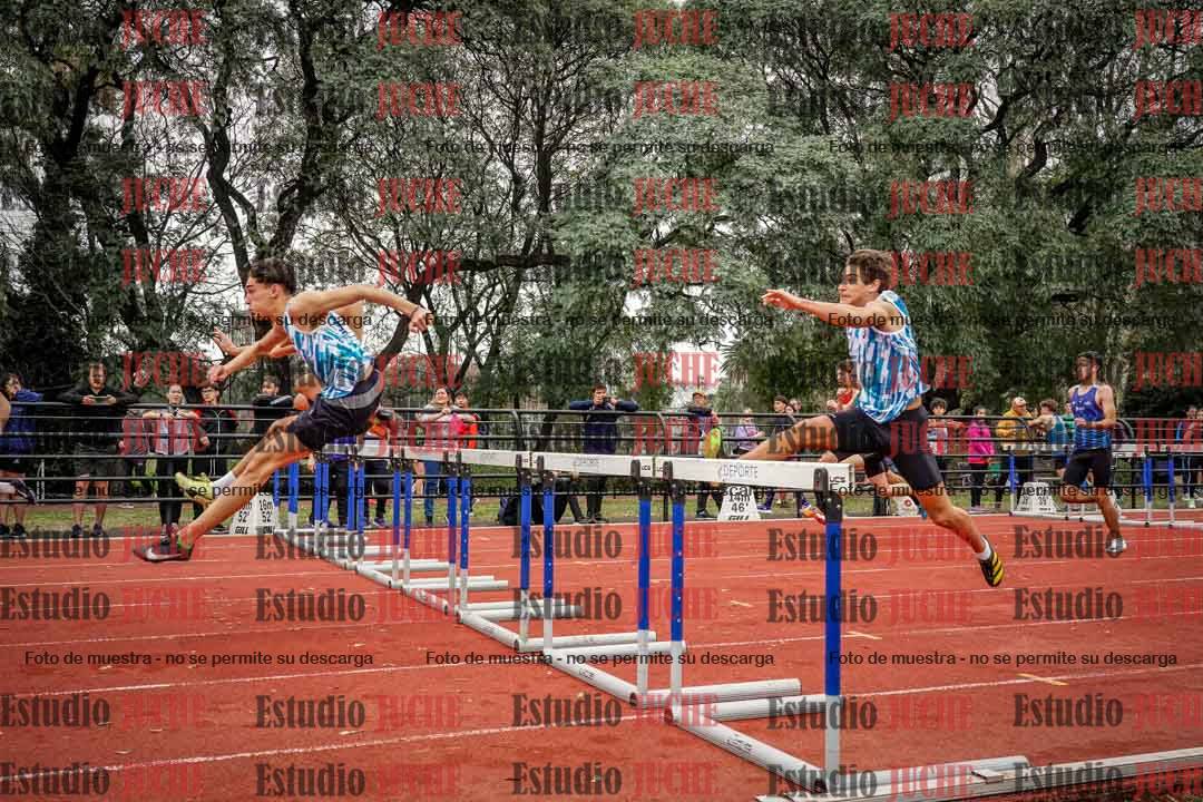 Fotos de los 110 m con vallas de varones