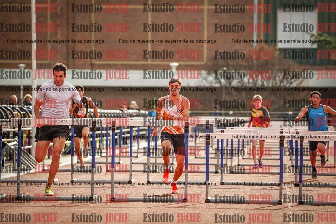 Fotos de los 110 m con vallas de varones