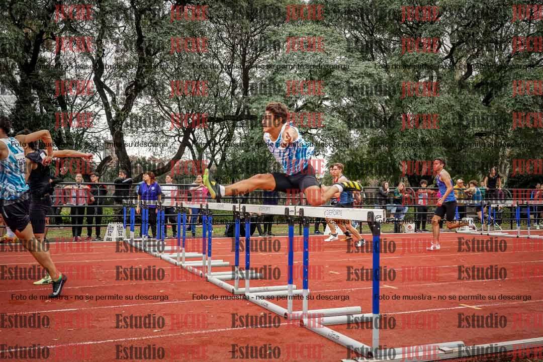 Fotos de los 110 m con vallas de varones