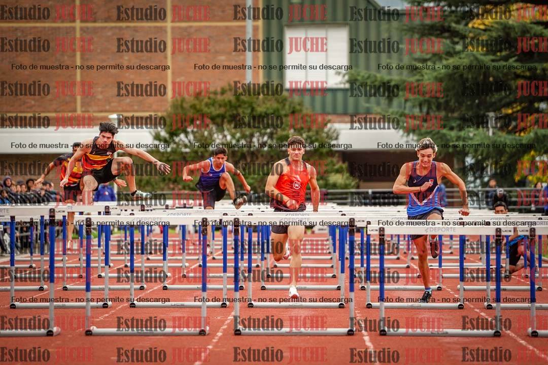 Fotos de los 110 m con vallas de varones