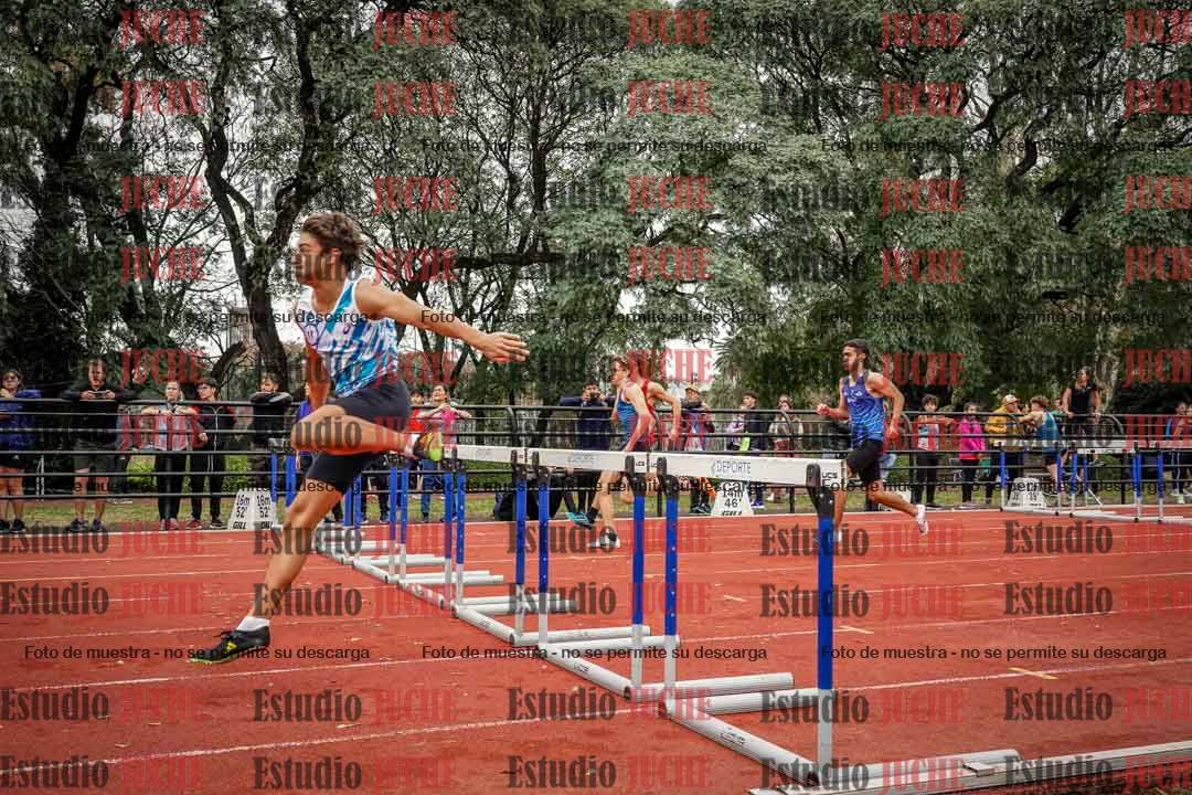 Fotos de los 110 m con vallas de varones