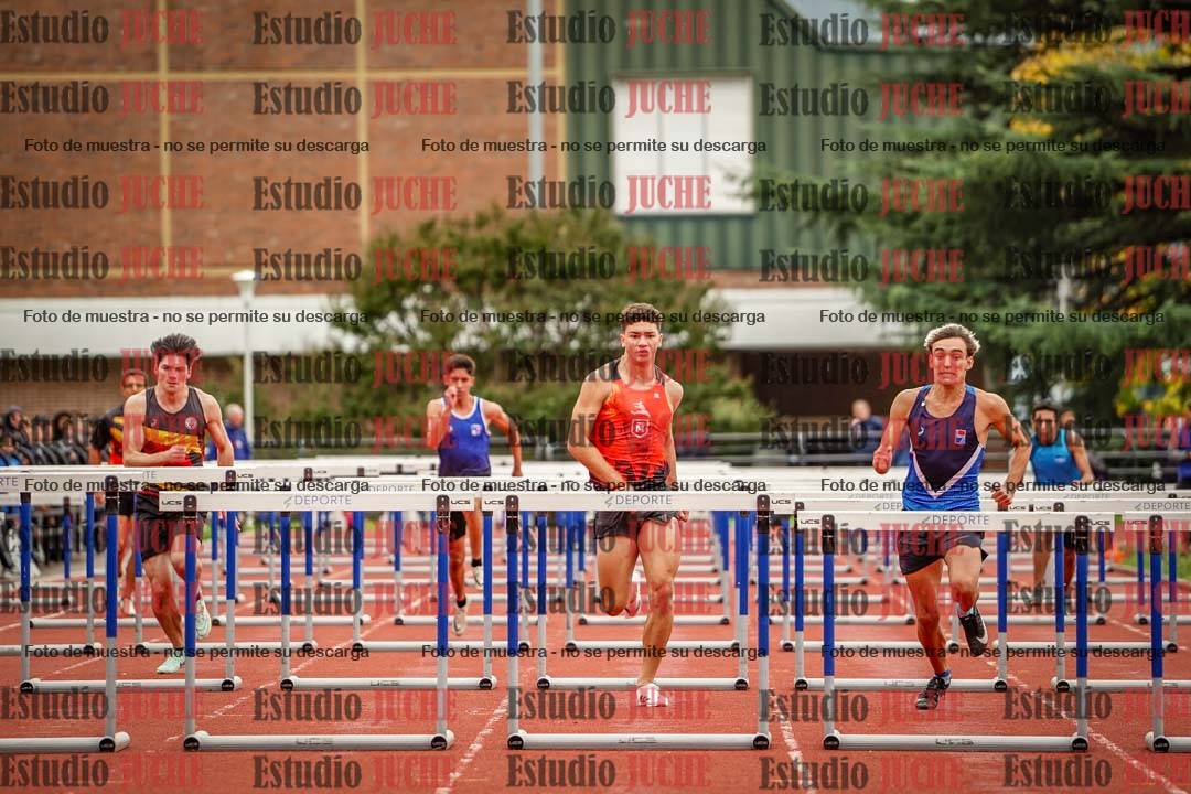 Fotos de los 110 m con vallas de varones