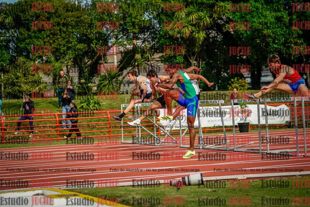 Fotos de los 110 m con vallas de varones