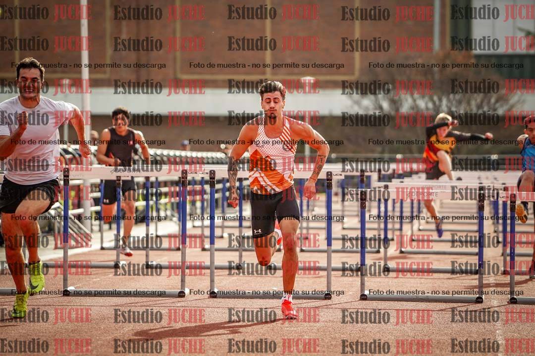 Fotos de los 110 m con vallas de varones