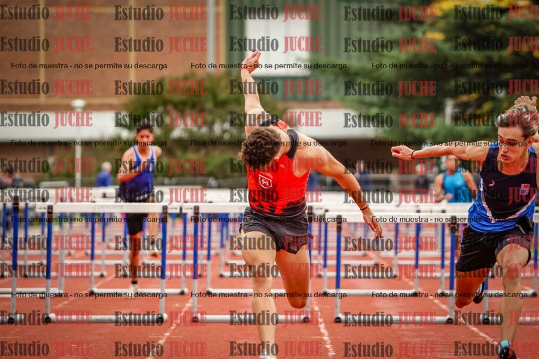 Fotos de los 110 m con vallas de varones