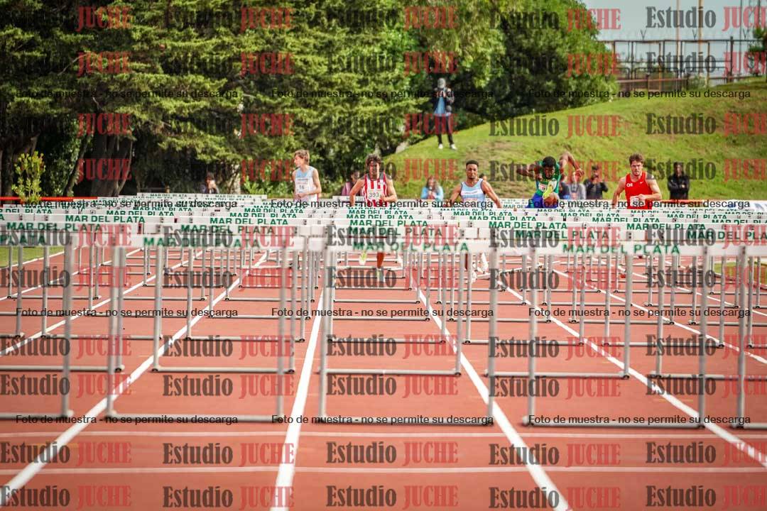 Fotos de los 110 m con vallas de varones