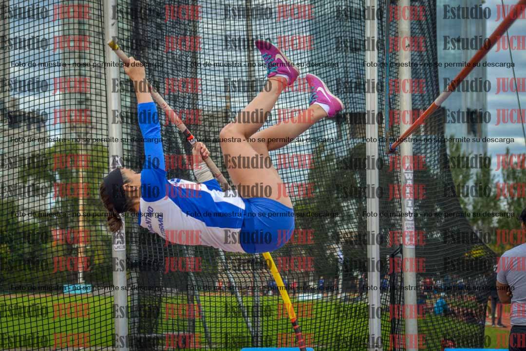 Fotos del salto con garrocha de mujeres y varones