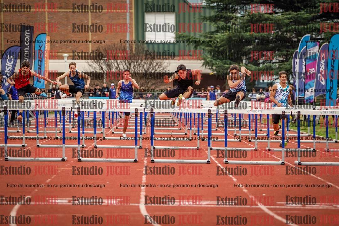 Fotos de los 110 m con vallas de varones
