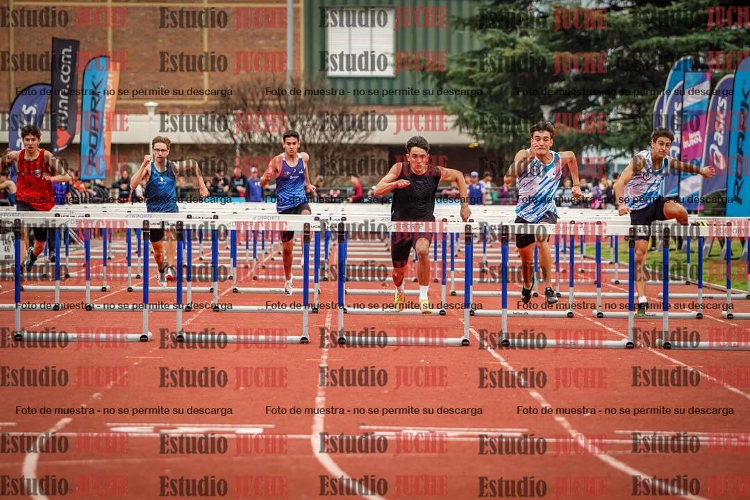 Fotos de los 110 m con vallas de varones