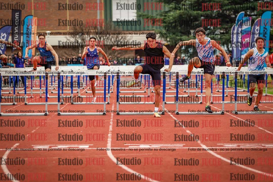 Fotos de los 110 m con vallas de varones