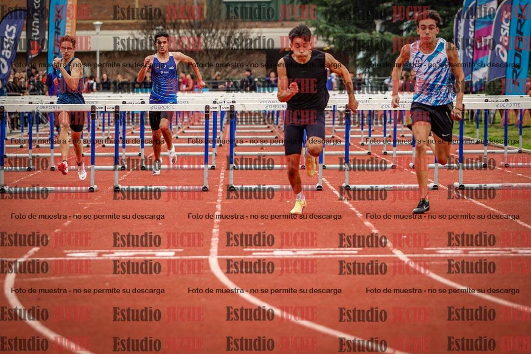 Fotos de los 110 m con vallas de varones
