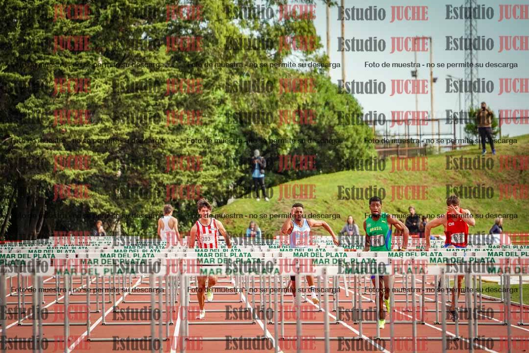 Fotos de los 110 m con vallas de varones