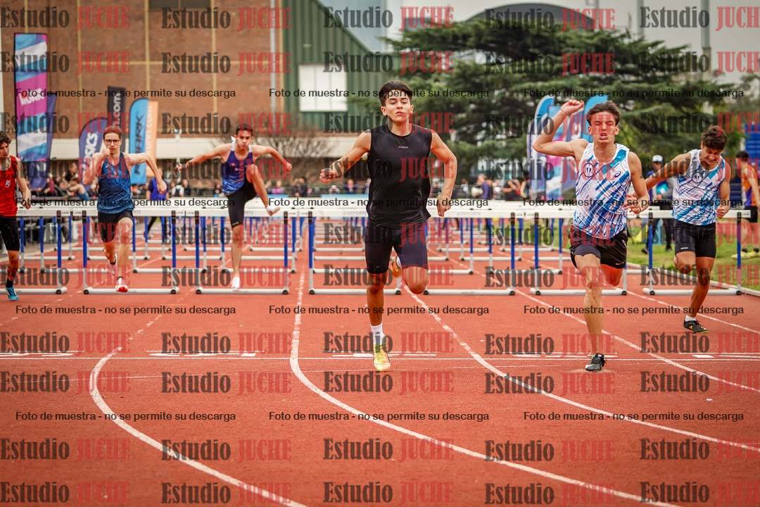 Fotos de los 110 m con vallas de varones