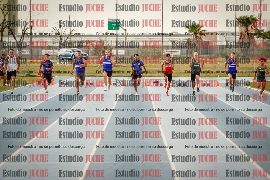 Fotos de los 80 m llanos de varones