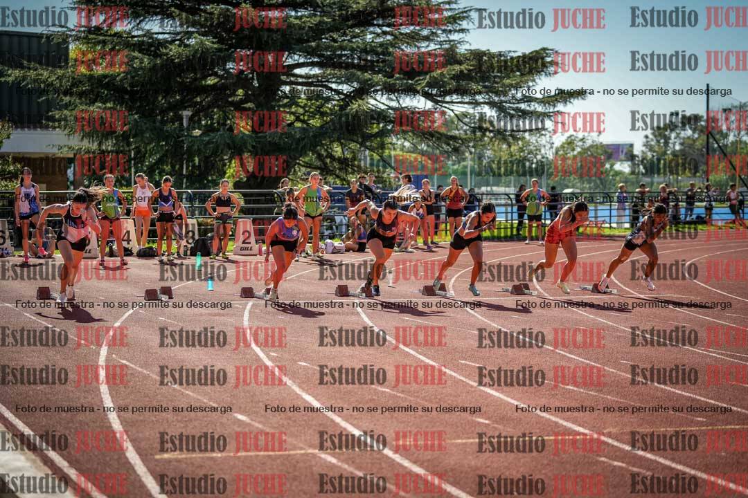 Fotos de los 100 m llanos de mujeres