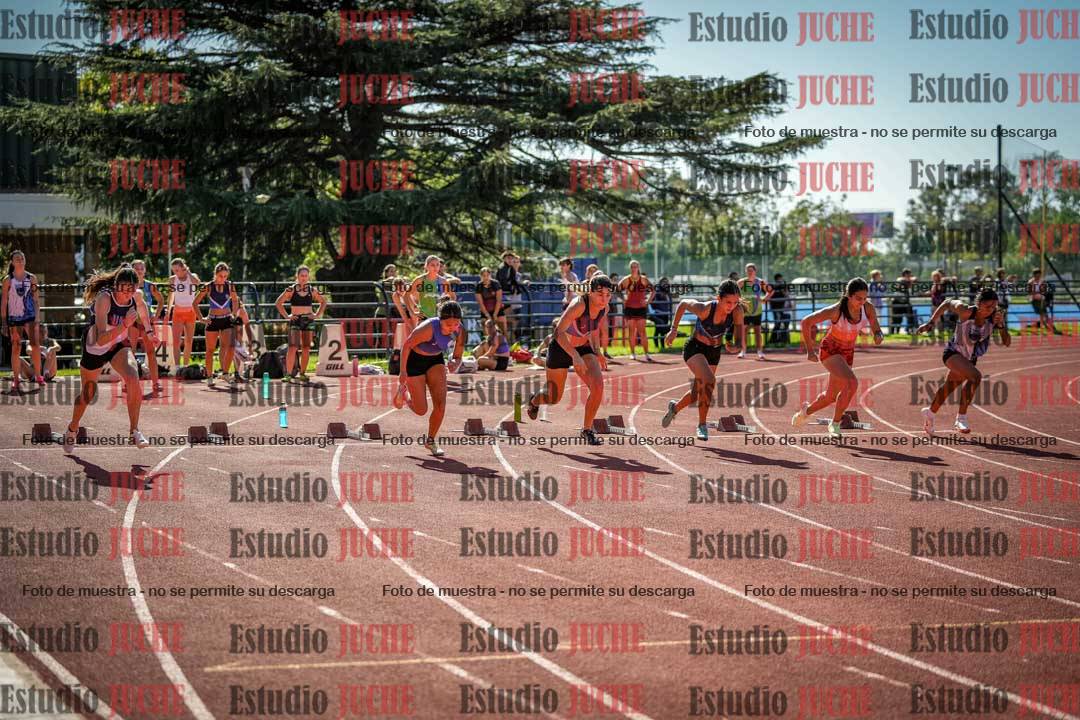 Fotos de los 100 m llanos de mujeres