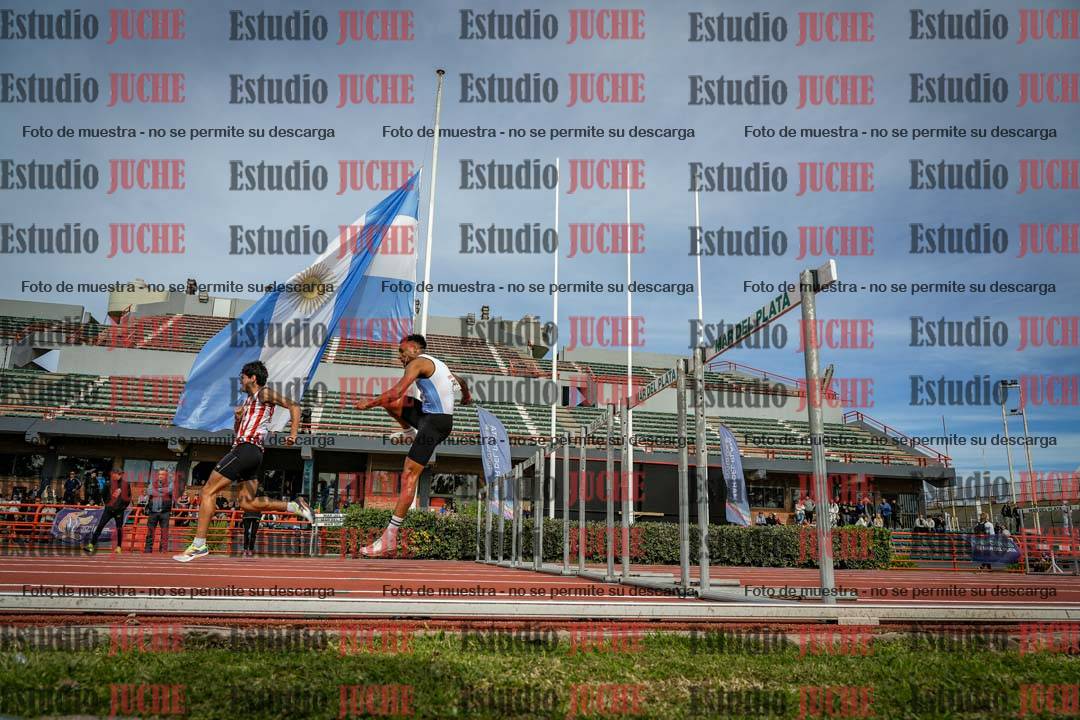 Fotos de los 110 m con vallas de varones