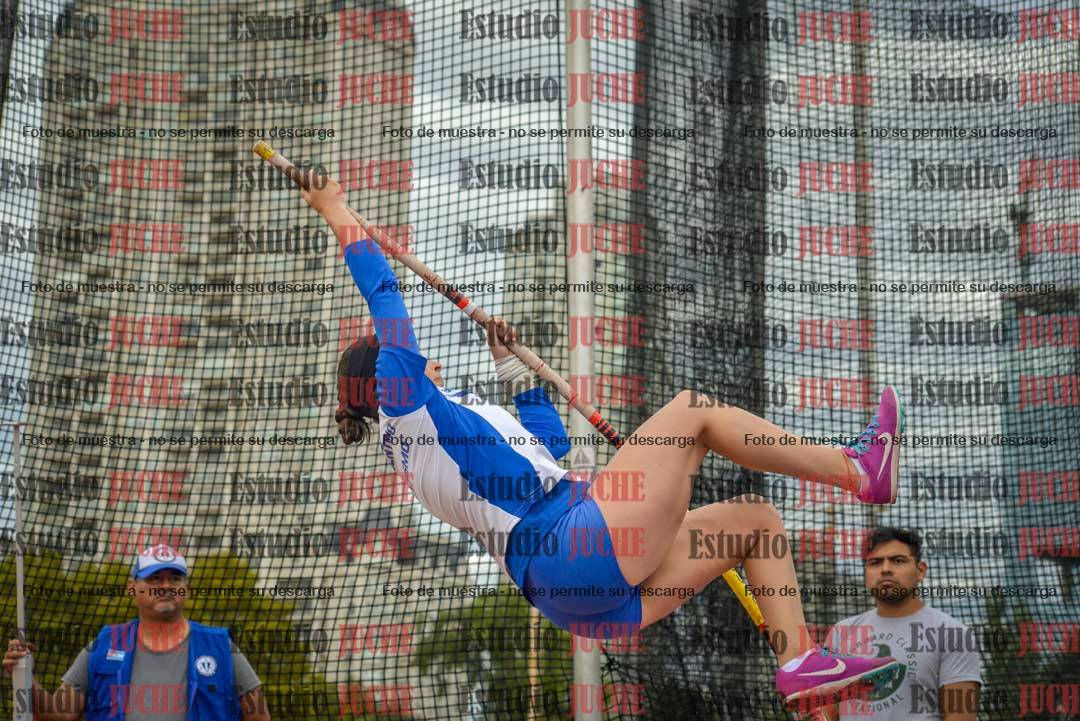 Fotos del salto con garrocha de mujeres y varones