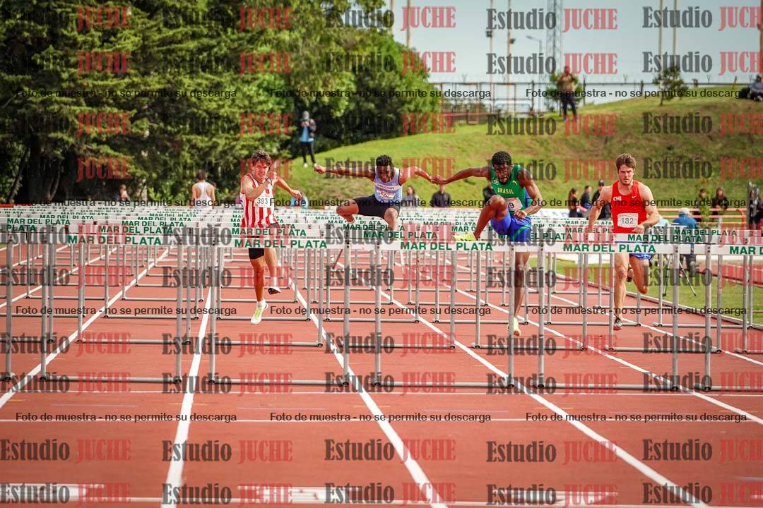 Fotos de los 110 m con vallas de varones