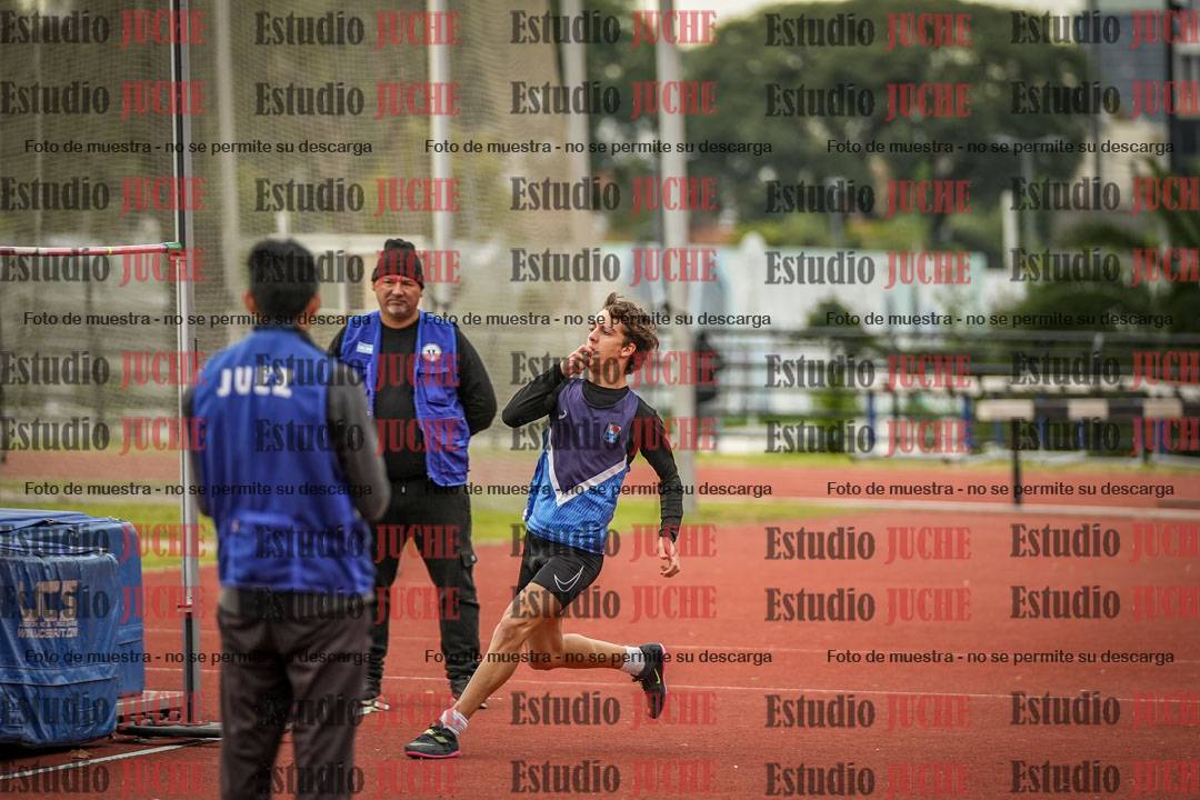 Fotos del salto en alto de varones